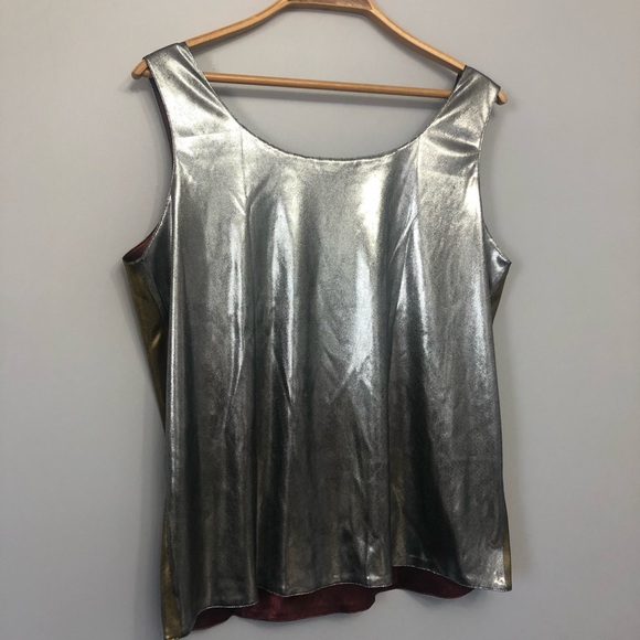 Four-way reversible metallic vintage tank top - Picture 11 of 13